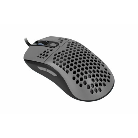 Mouse arozzi grigio-nero ultra chiaro/ cablato/ 16.000 dpi/ usb/