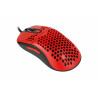 Mouse arozzi favo ultra light nero-rosso/ cablato/ 16.000 dpi/