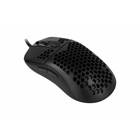 Mouse arozzi ultra light black/ cablato/ 16.000 dpi/ usb/ 7 buttons/