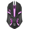 Mouse defender mb-560l cablato 7 colori 1200 dpi nero [52560]