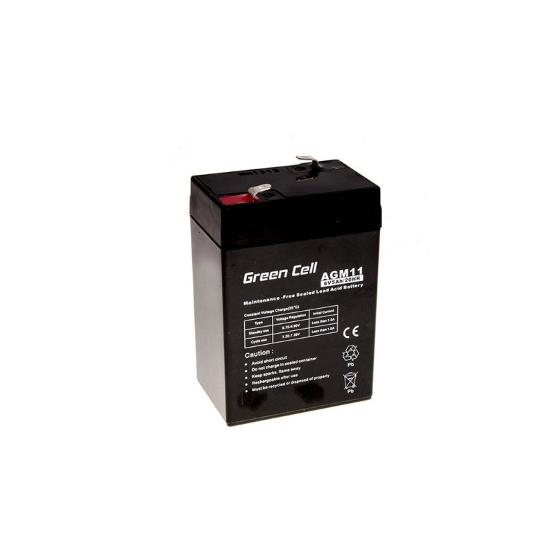 Batteria gruppo di continuita' greencell agm 6v 5ah