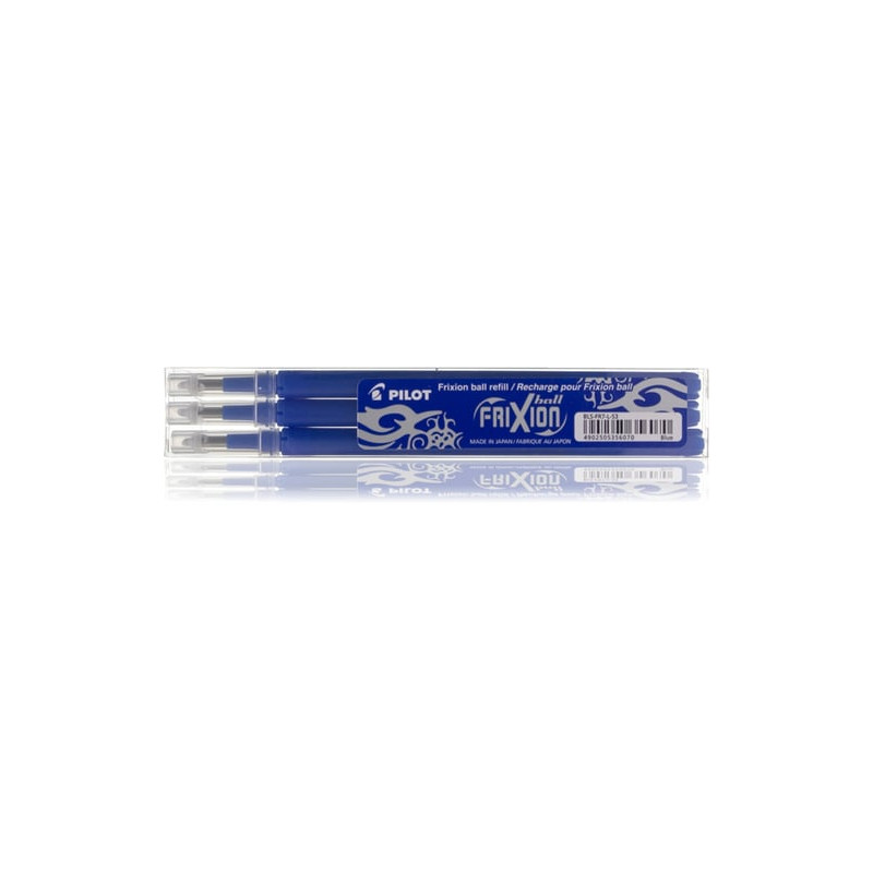 Set 3 refill sfera frixionball 0.7mm blu pilot [006657]