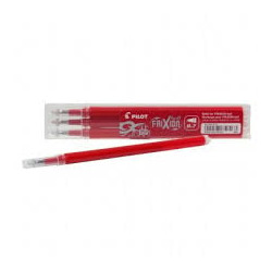 Set 3 refill sfera frixionball 0.7mm rosso pilot [006658]