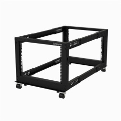 Armadio rack per server 19" startech a telaio aperto nero 8u