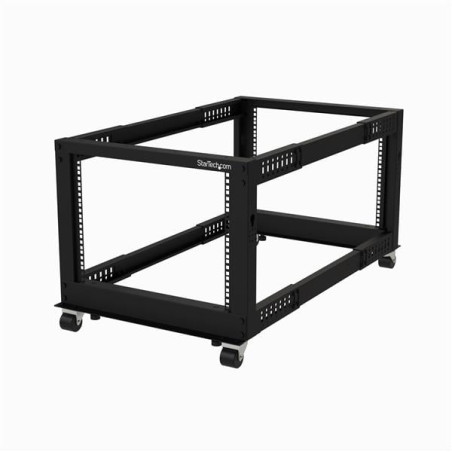 Armadio rack per server 19" startech a telaio aperto nero 8u