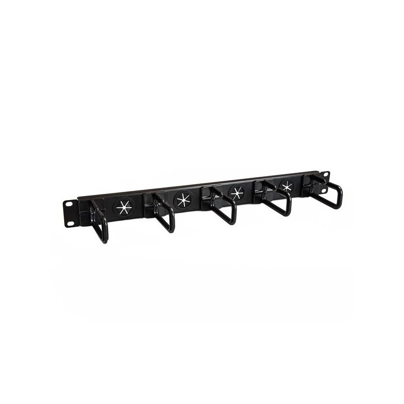 Pannello gestione cavi startech per server rack 1u 19" [cablmanagerh]