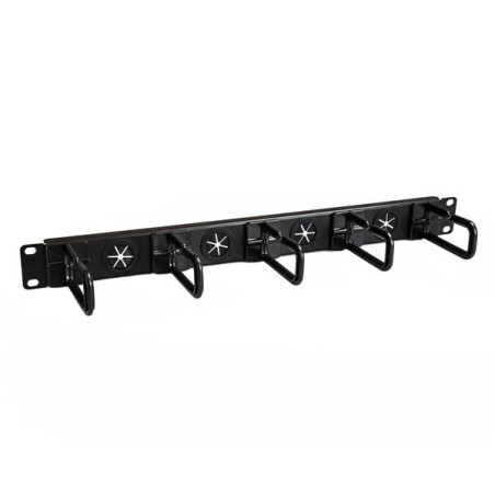 Pannello gestione cavi startech per server rack 1u 19" [cablmanagerh]