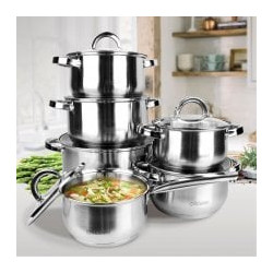 Set pentole maestro mr-2120 12 elementi [mr-2120]