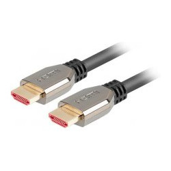 Cavo hdmi lanberg hdmi m/m v2.1-1m 8k 60hz nero