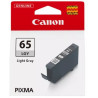 cartuccia canon cli-65lgy 12.6ml grigio chiaro [4222c001]
