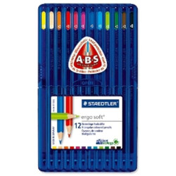 Astuccio 12 matite colorate ergosoft staedtler [157 sb12]