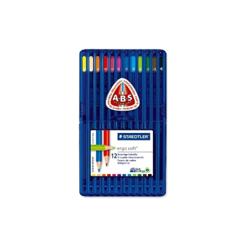 Astuccio 12 matite colorate ergosoft staedtler [157 sb12]
