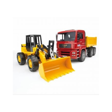 Veicolo bruder - man tga camion da costruzione [02752]
