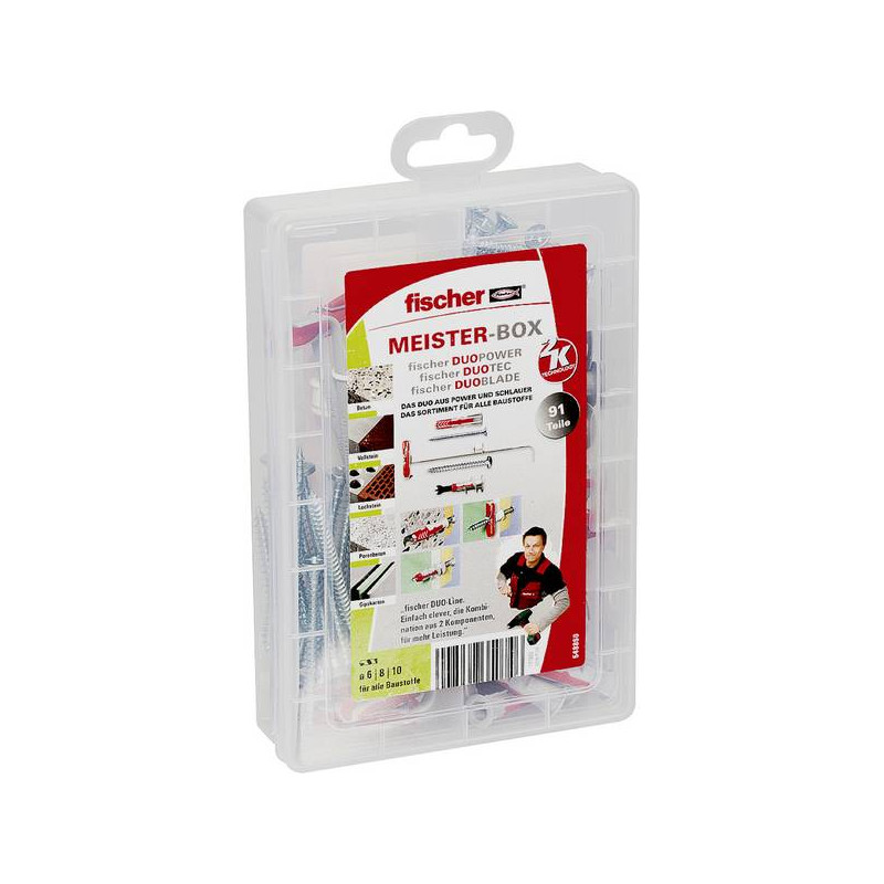 Tasselli fischer meister-box duo-line 91pezzi [548860]