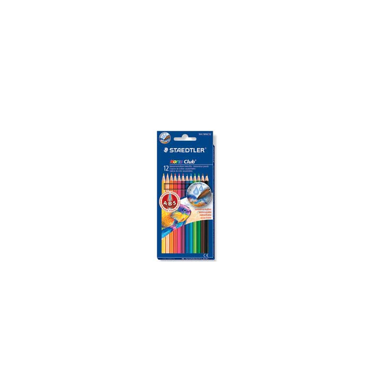 Astuccio 12 matite colorate 144 aquarell noris club staedtler [14410nc12]