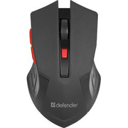 Mouse defender accura mm-275 rf nero rosso 1600dpi 6p [52276]