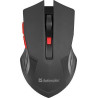 Mouse defender accura mm-275 rf nero rosso 1600dpi 6p [52276]