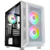 Case kolink citadel mesh rgb micro-atx - bianco