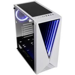 Case pc kolink void rgb midi-tower - finestra bianca