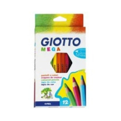 Astuccio 12 pastelli giotto mega [225600]