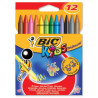 Astuccio 12 pastelli kids plastidecor bic [829770]