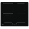 Piano cottura a induzione hotpoint active cook 60cm 4z nero booster