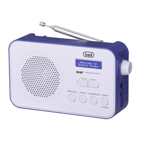 Radio portatile xjump dab 7f92 r blu bianco [0da7f9204]