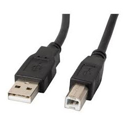 Cavo usb lanberg usb-a m/m 2.0 1.0m nero