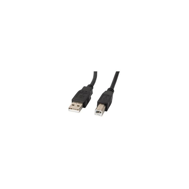 Cavo usb lanberg usb-a m/m 2.0 1.0m nero