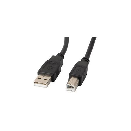Cavo usb lanberg usb-a m/m 2.0 1.0m nero