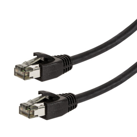 Cavo di rete logilink in rame cat. 8.1 sftp lszh 0,5 m nero