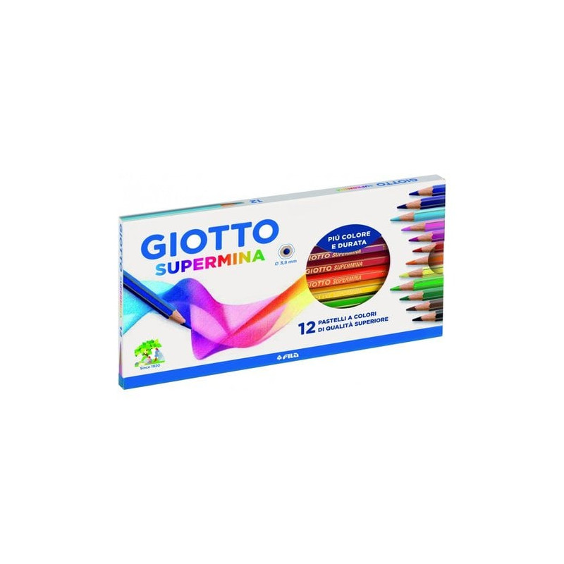 Astuccio 12 pastelli supermina giotto [235700]