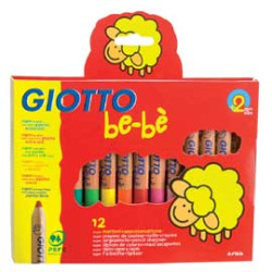 Astuccio 12 supermatitoni c/temperino giotto bebe' [466500]