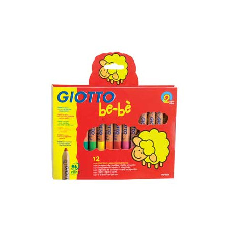 Astuccio 12 supermatitoni c/temperino giotto bebe' [466500]