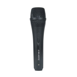 Microfono majestic dinamico unidirezionale mic-620 nero [115620]