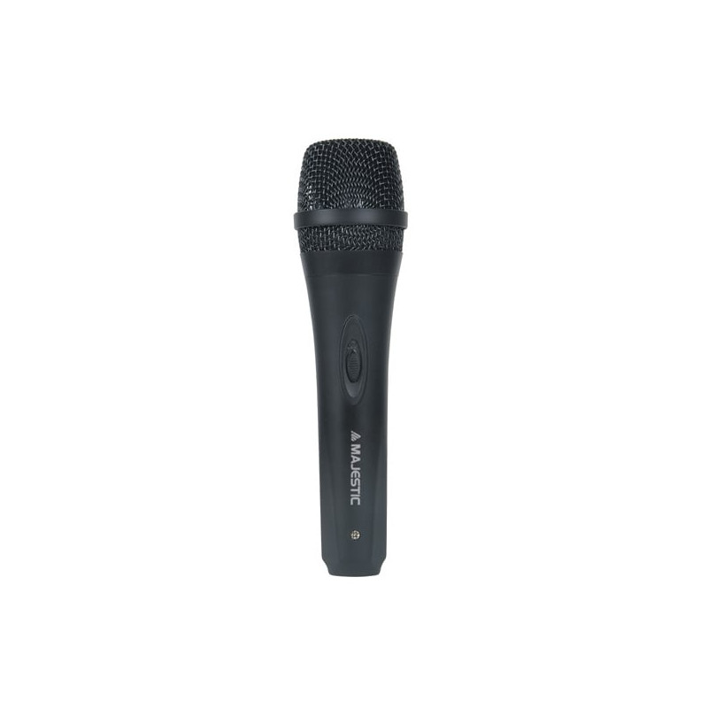 Microfono majestic dinamico unidirezionale mic-620 nero [115620]