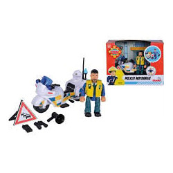 Simba moto della polizia sam con figura [109251092]