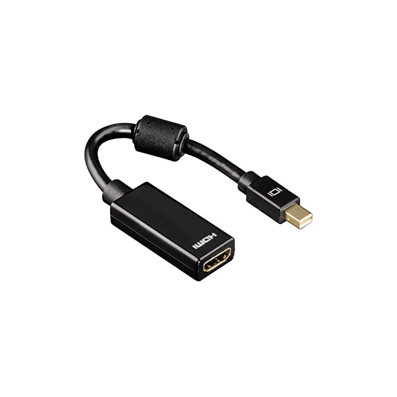 Adattatore video hama mini displayport m/ hdmi f ultra hd 4k, nero