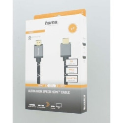 Cavo hdmi hama high speed con ethernet, connettori risoluzione 8k,