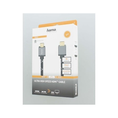 Cavo hdmi hama high speed con ethernet, connettori risoluzione 8k,