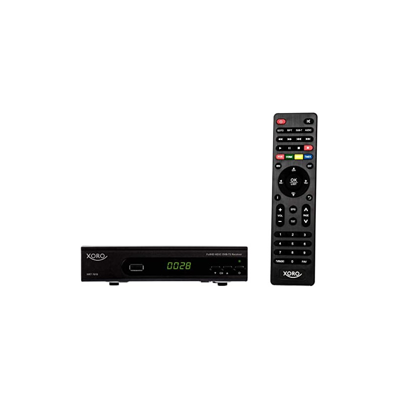 Ricevitore xoro hrt7622np xoro t2 fhd scart usb registrazione del