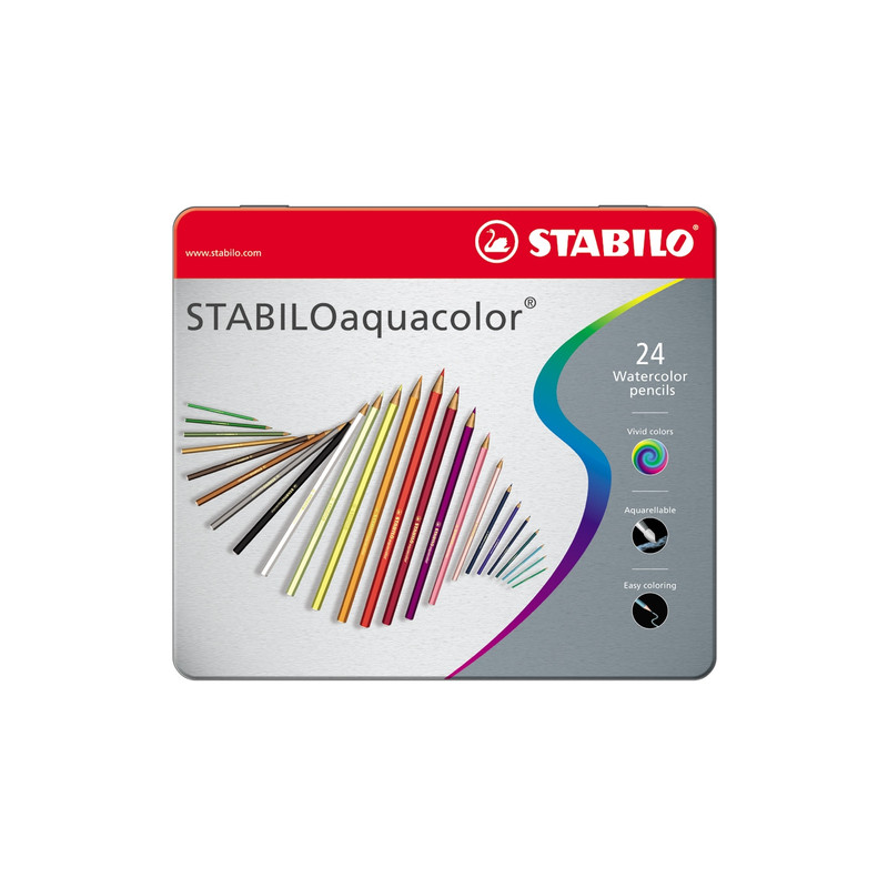 Astuccio 24 pastelli stabilo aquacolor 1624 [1624-5]