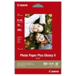 Carta fotografica canon pp-201 plus glossy ii 265g 13x18cm 20
