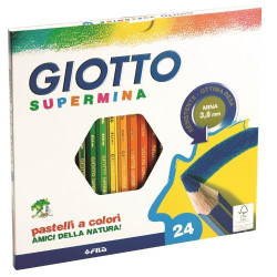Astuccio 24 pastelli supermina giotto [235800]
