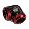 Raccordo watercooling bitpower da 90 gradi-nero lucido/rosso