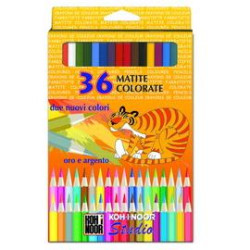 Astuccio 36 matite colorate studio gold kohinoor [dh3655g]