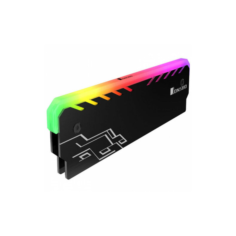 Dissipatore ram jonsbo nc-1 rgb-ram colore - nero