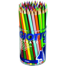 Barattolo 84 pastelli giotto laccato fsc [520100]