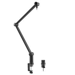 Asta per microfono thronmax con braccio regolabile nero