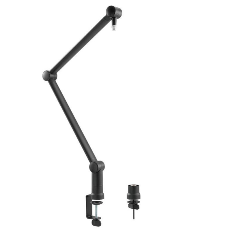 Asta per microfono thronmax con braccio regolabile nero